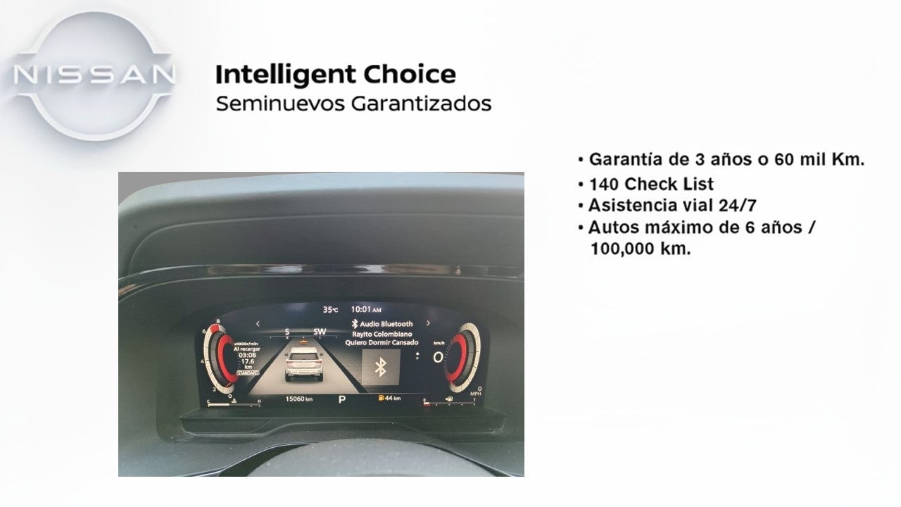 2023 Nissan Pathfinder EXCLUSIVE V6 3.5L 270 CP 5 PUERTAS AUT PIEL BA AA