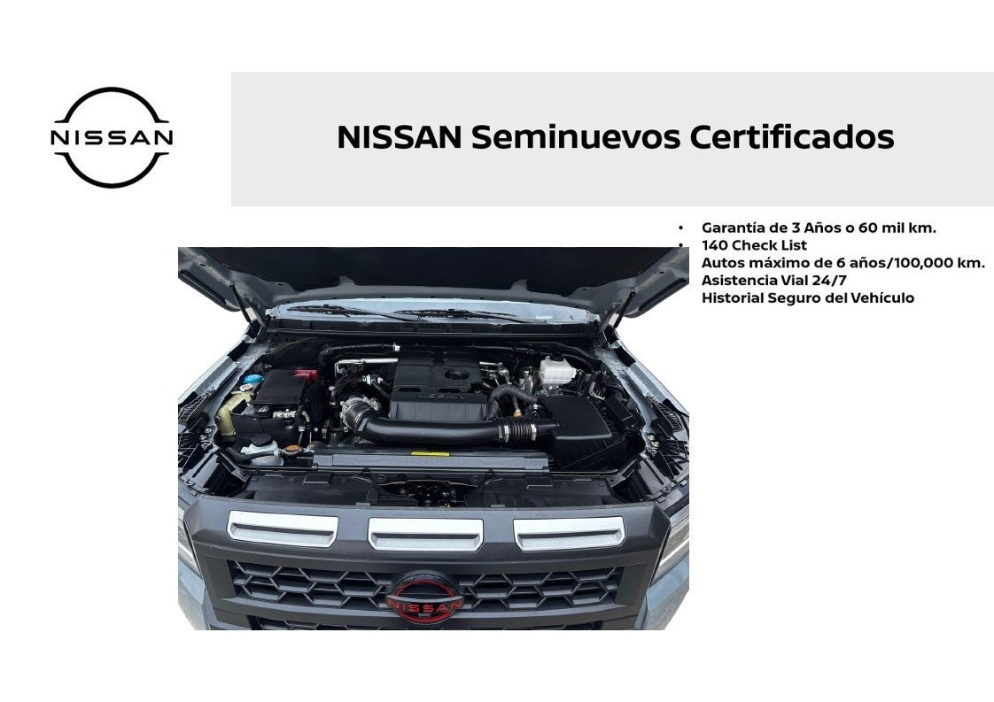 2025 Nissan Frontier V6 PRO-4X, V6, 3.8L, 310 CP, 4 PUERTAS, AUT, 4X4