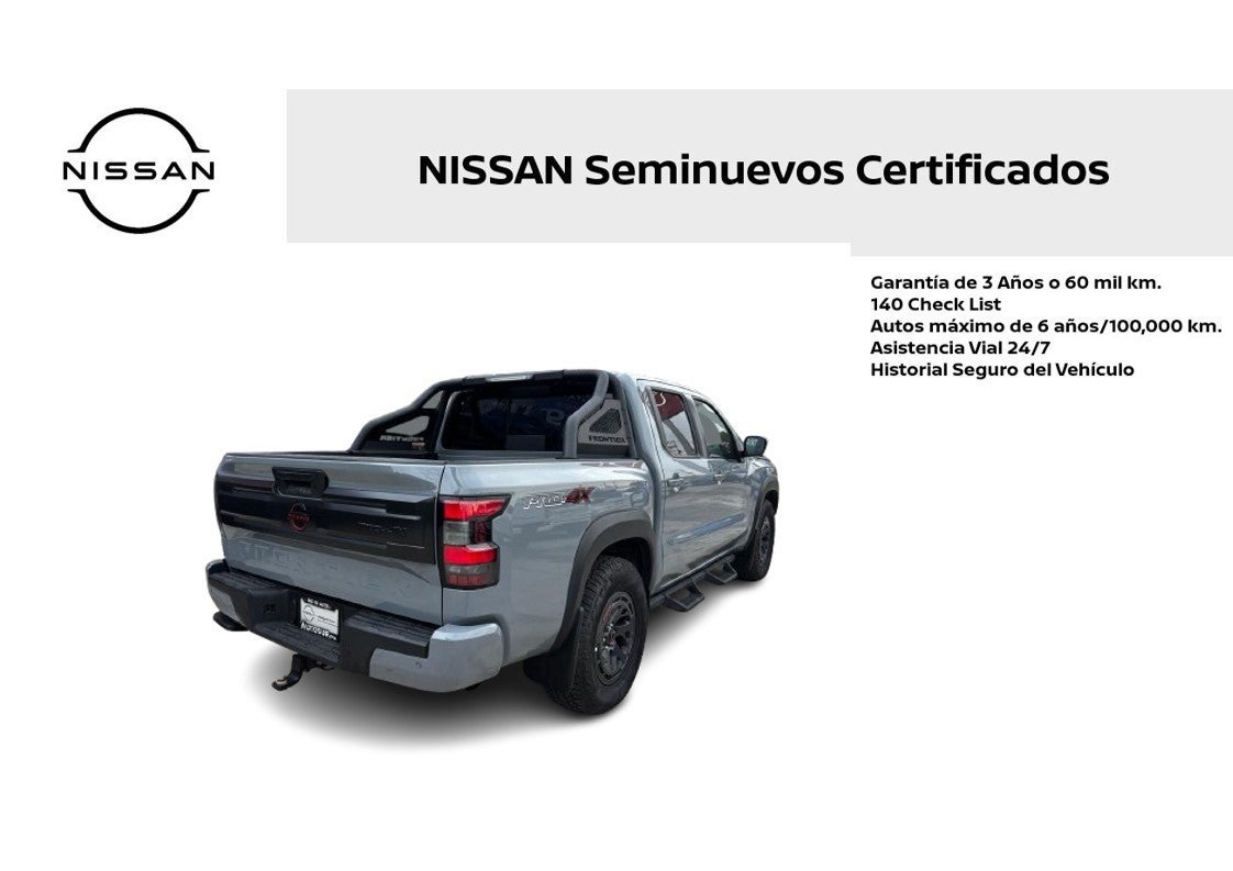 2025 Nissan Frontier V6 PRO-4X, V6, 3.8L, 310 CP, 4 PUERTAS, AUT, 4X4