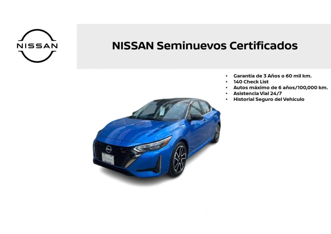 2025 Nissan Sentra SR PLATINUM BI TONO CVT L4 2.0L 145 CP 4 PUERTAS AUT BA AA