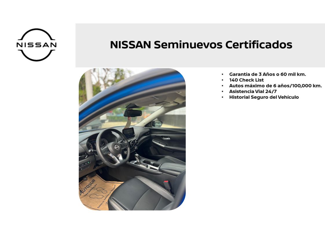 2025 Nissan Sentra SR PLATINUM BI TONO CVT L4 2.0L 145 CP 4 PUERTAS AUT BA AA